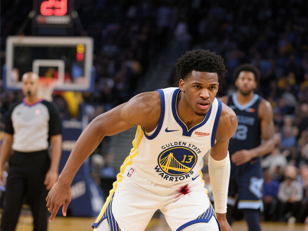 乔纳森·库明加作为勇士队的重要轮换球员，